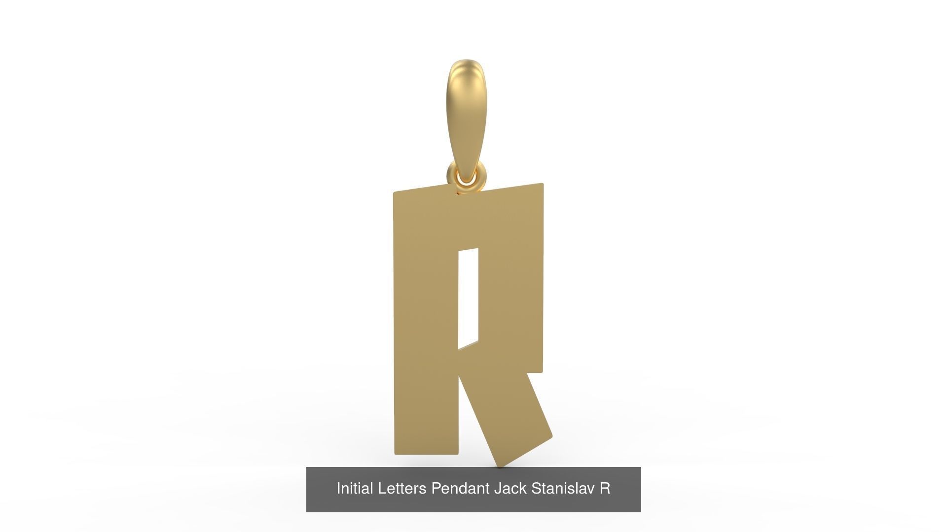 Initial Letters Pendant Alphabets Jack Stanislav 3D Model Collection_20