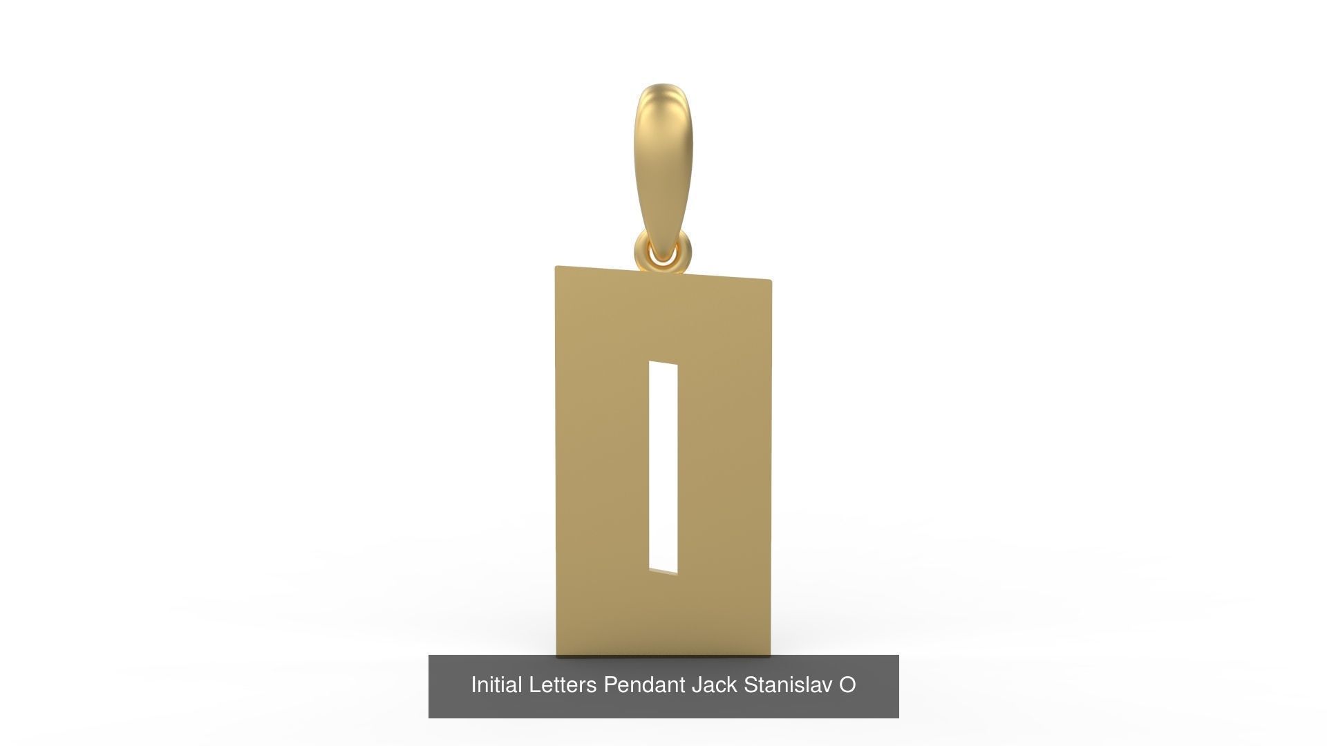 Initial Letters Pendant Alphabets Jack Stanislav 3D Model Collection_17