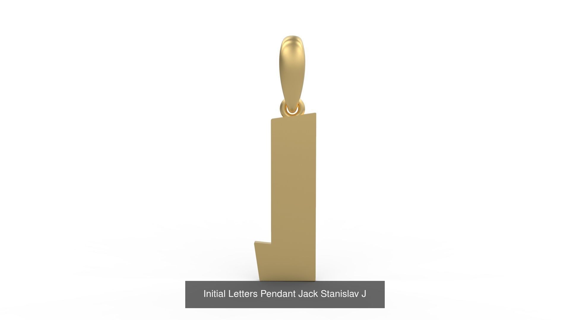 Initial Letters Pendant Alphabets Jack Stanislav 3D Model Collection_12