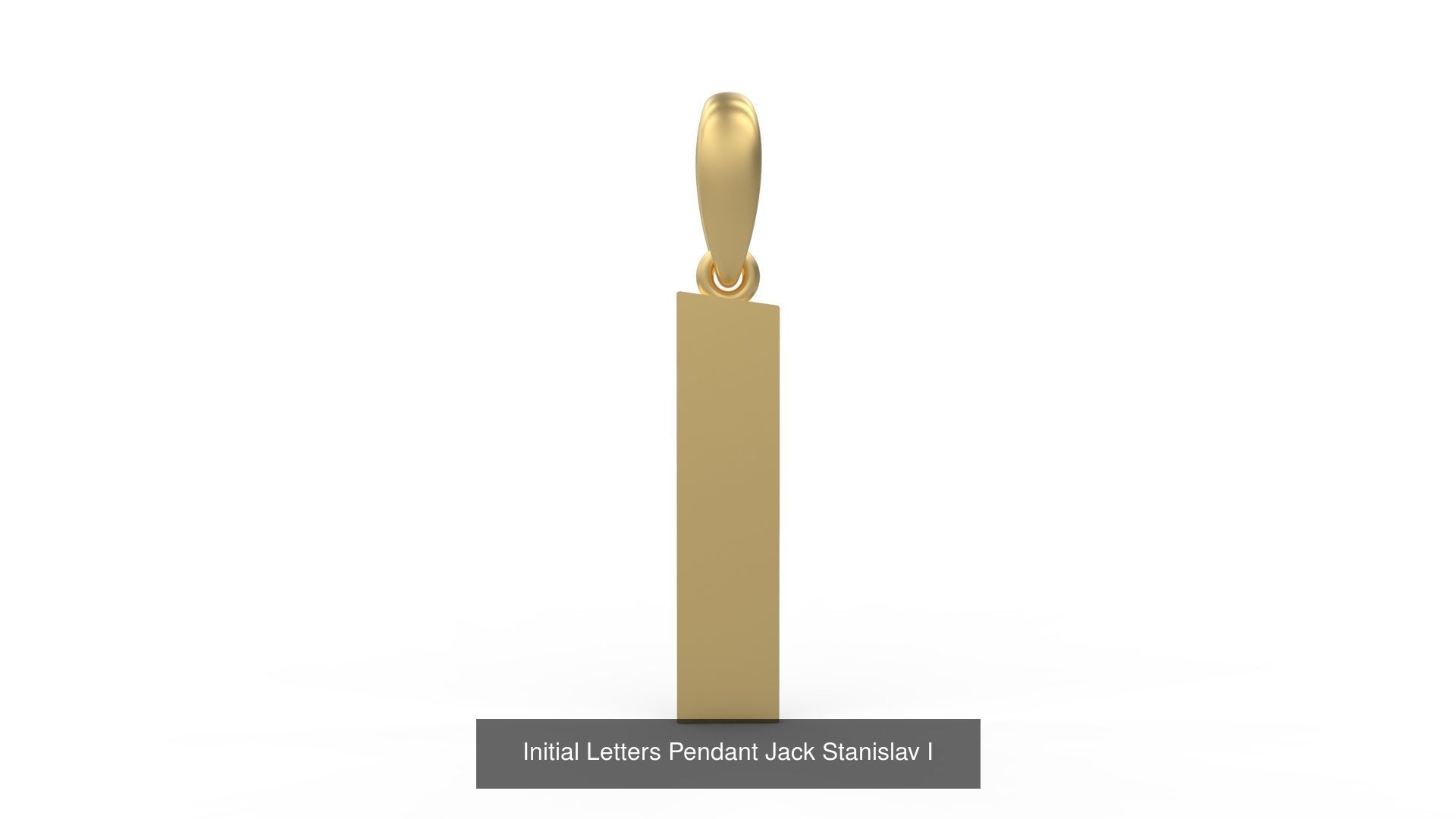 Initial Letters Pendant Alphabets Jack Stanislav 3D Model Collection_11