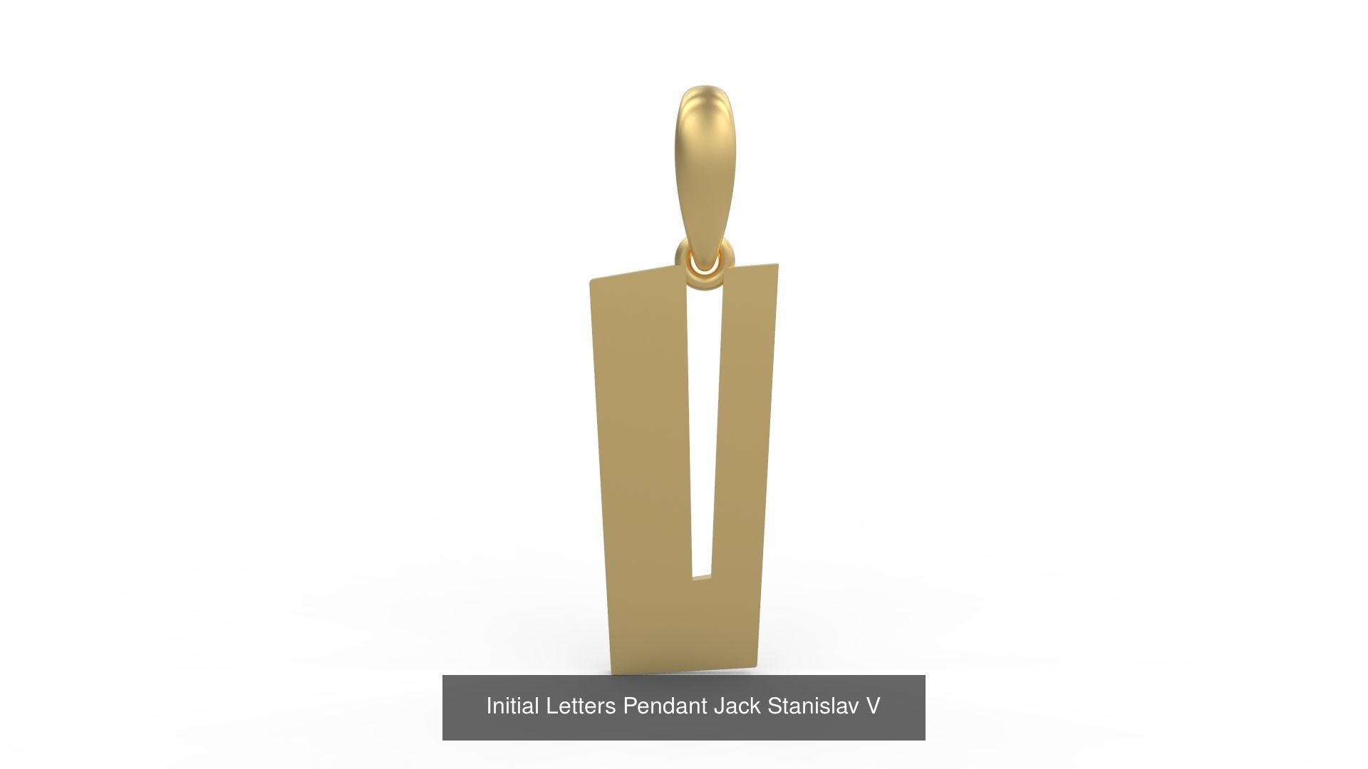 Initial Letters Pendant Alphabets Jack Stanislav 3D Model Collection_24