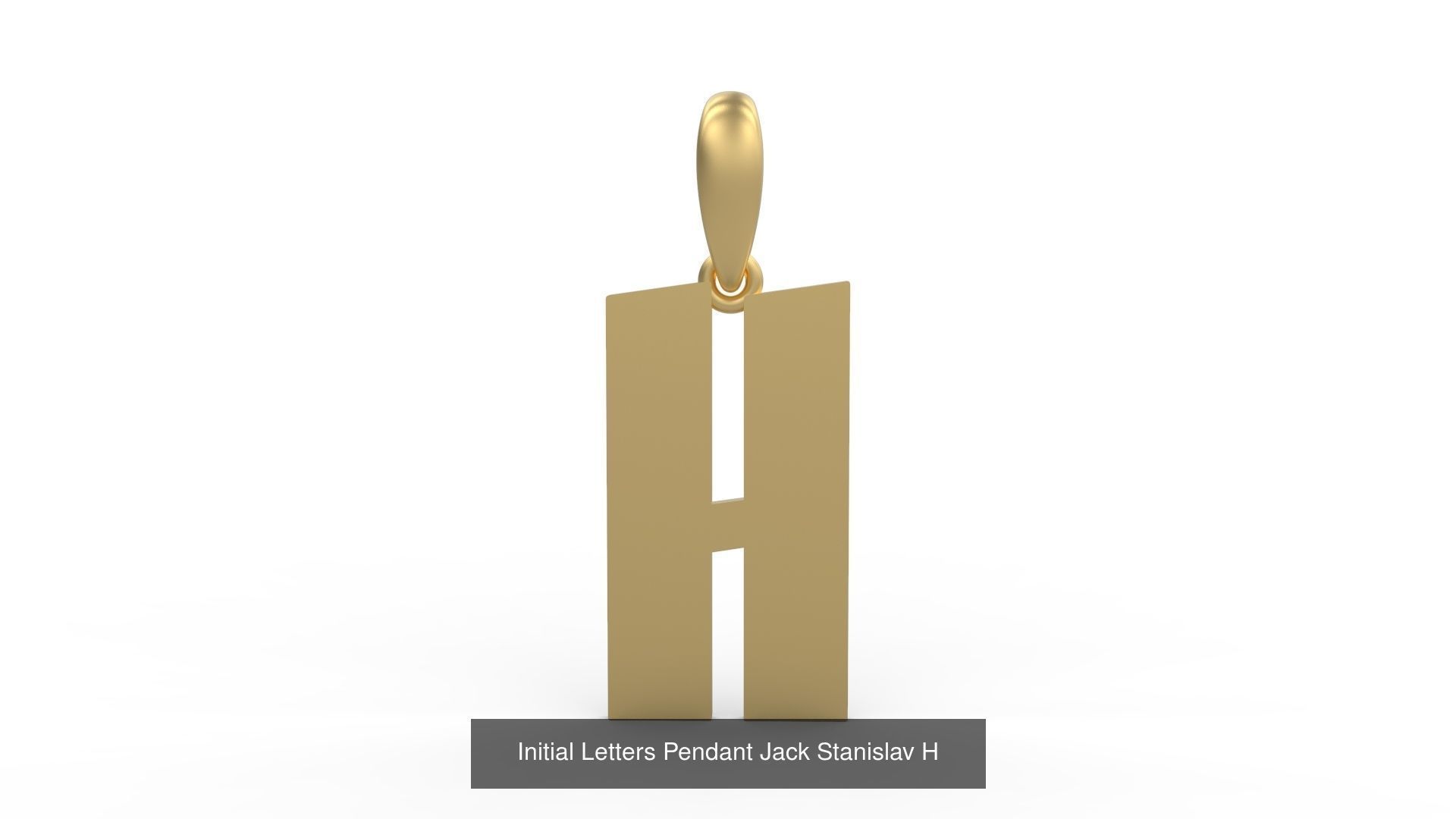 Initial Letters Pendant Alphabets Jack Stanislav 3D Model Collection_10