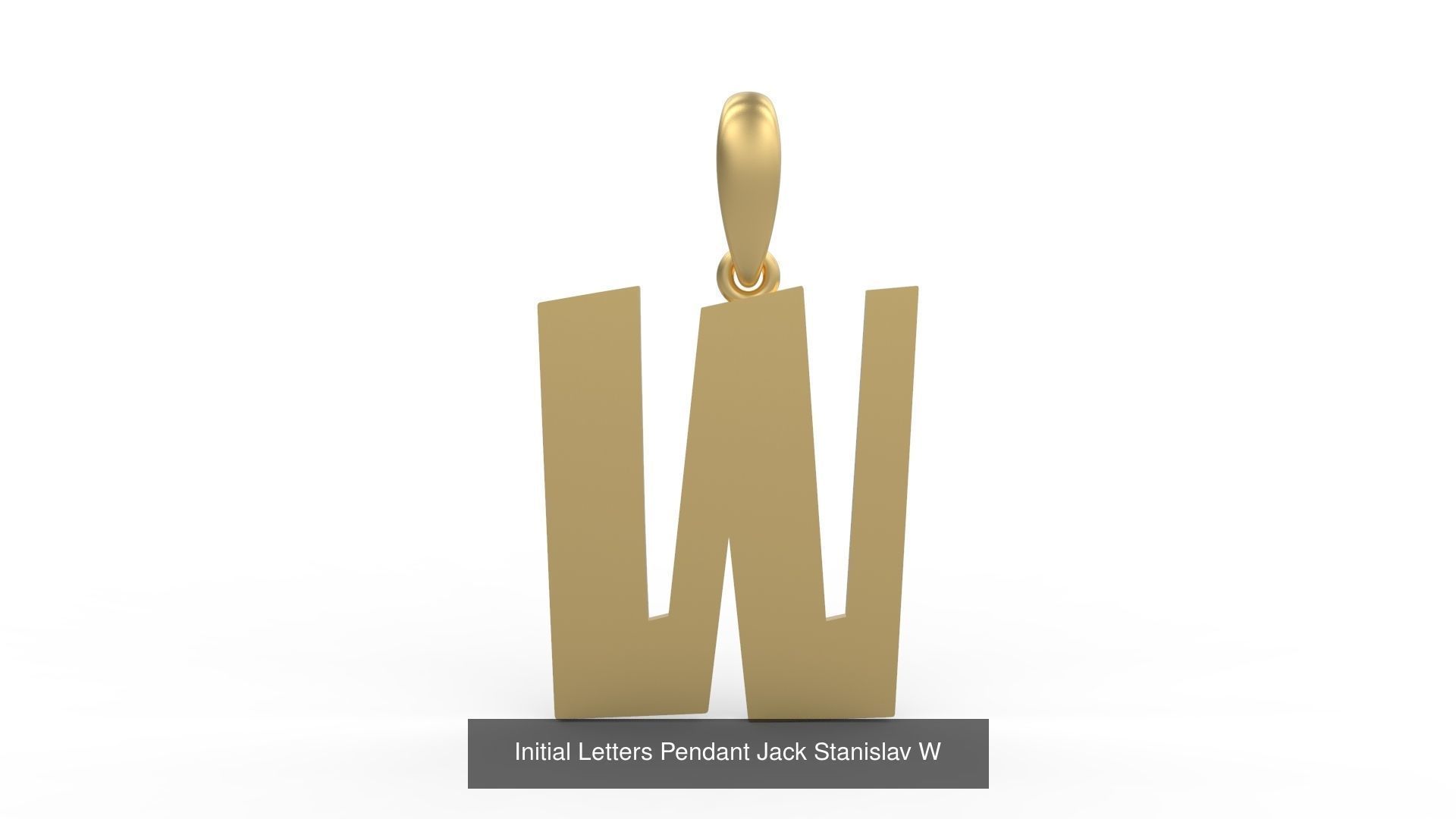 Initial Letters Pendant Alphabets Jack Stanislav 3D Model Collection_25