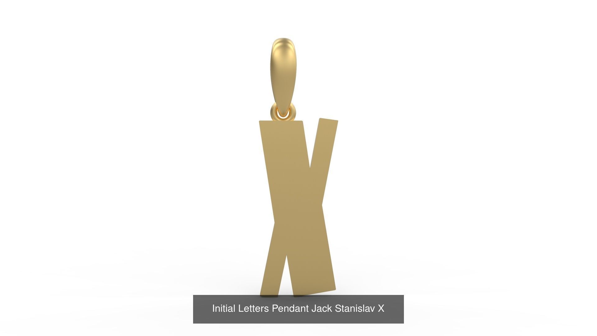 Initial Letters Pendant Alphabets Jack Stanislav 3D Model Collection_26