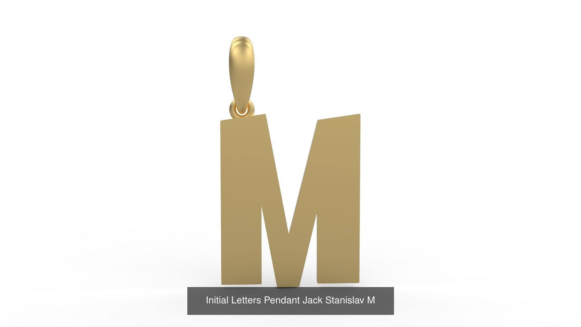 Initial Letters Pendant Alphabets Jack Stanislav 3D Model Collection_15