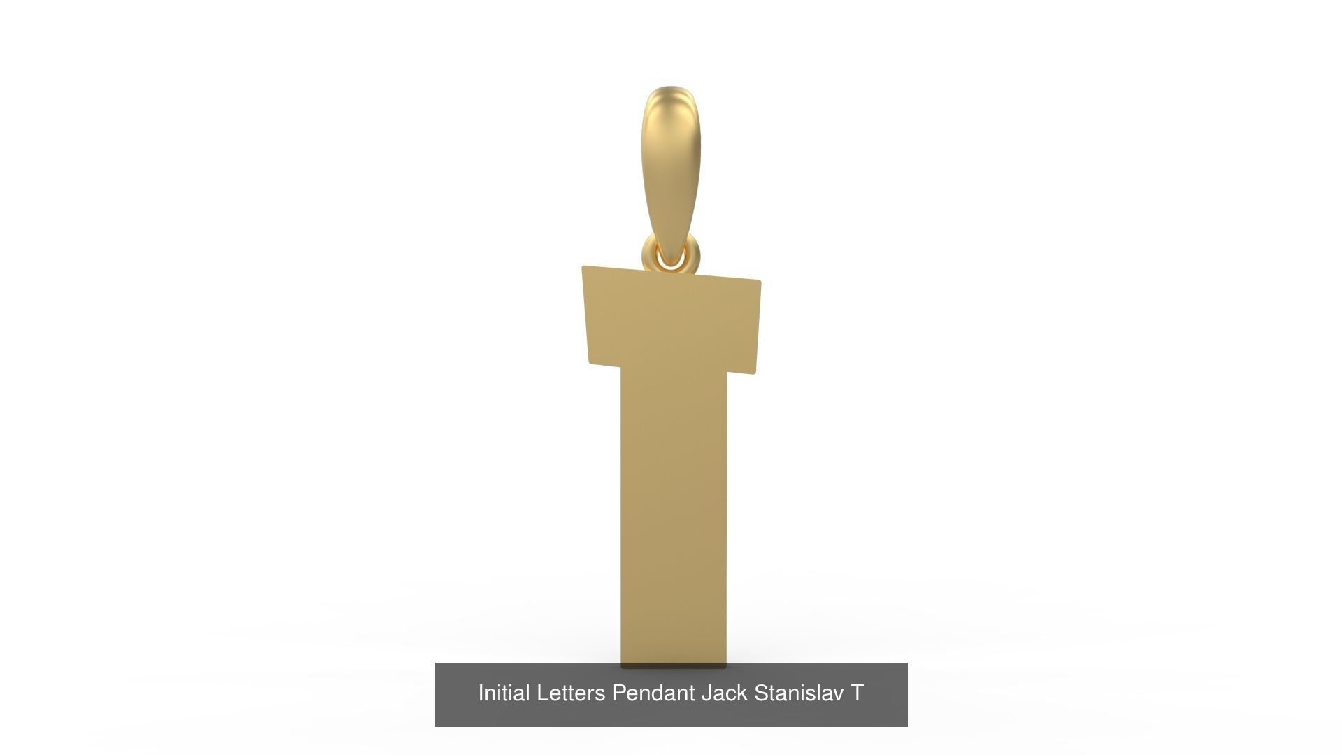 Initial Letters Pendant Alphabets Jack Stanislav 3D Model Collection_22