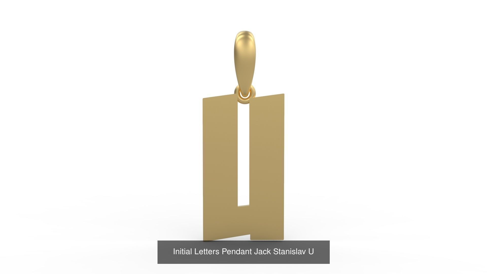 Initial Letters Pendant Alphabets Jack Stanislav 3D Model Collection_23