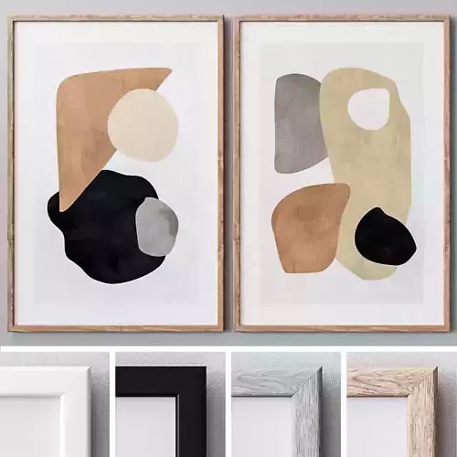 Set of large wall paintings  547