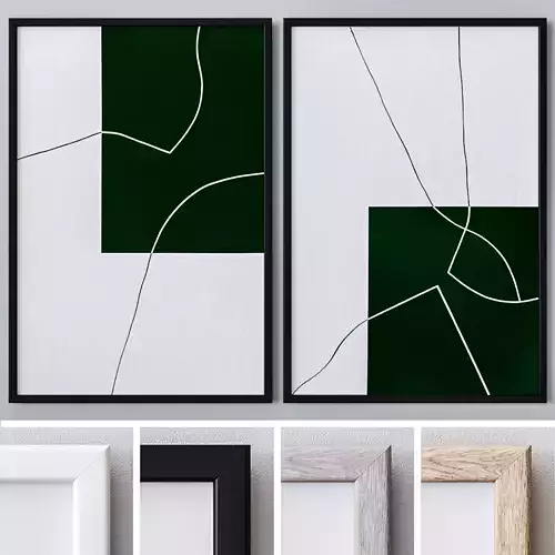 Set of large wall paintings  549