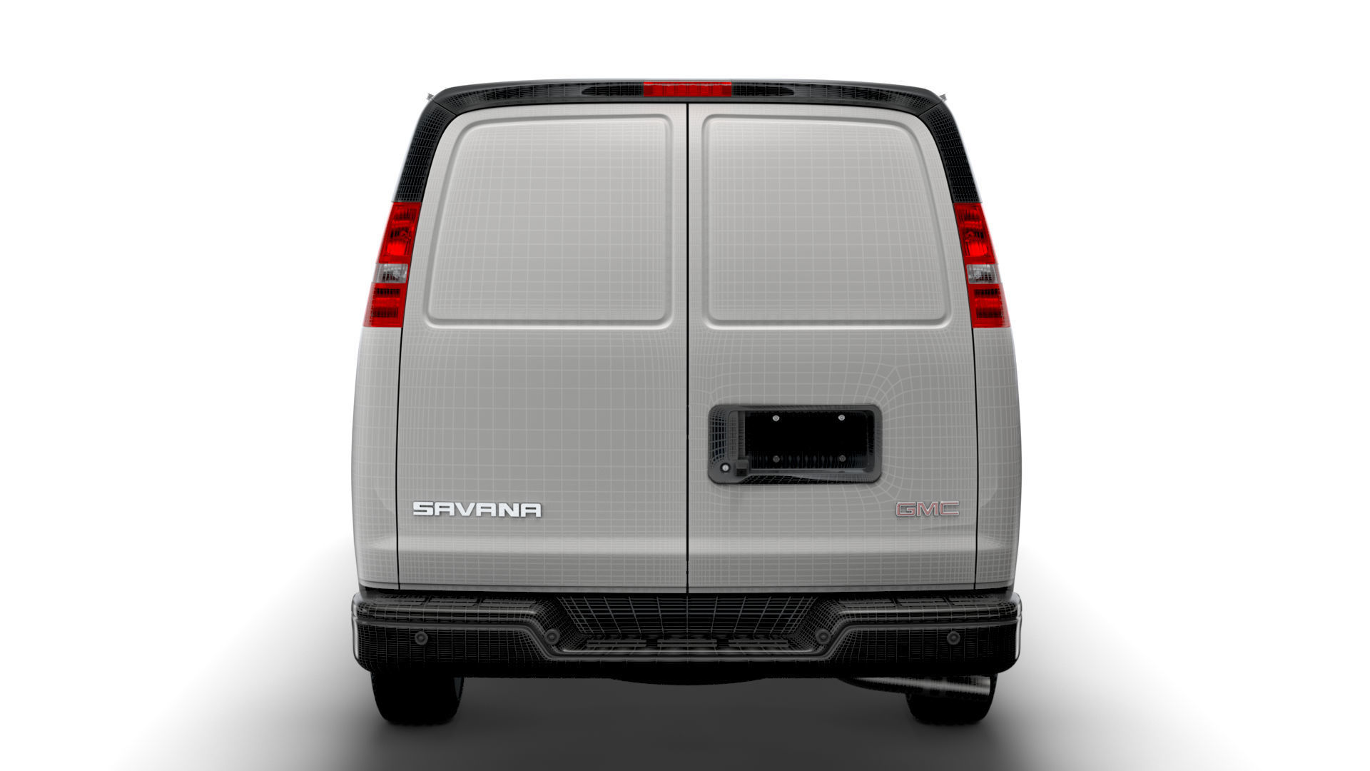 GMC Savana Cargo RWD 3500 Extended Van 2022 3D model_22