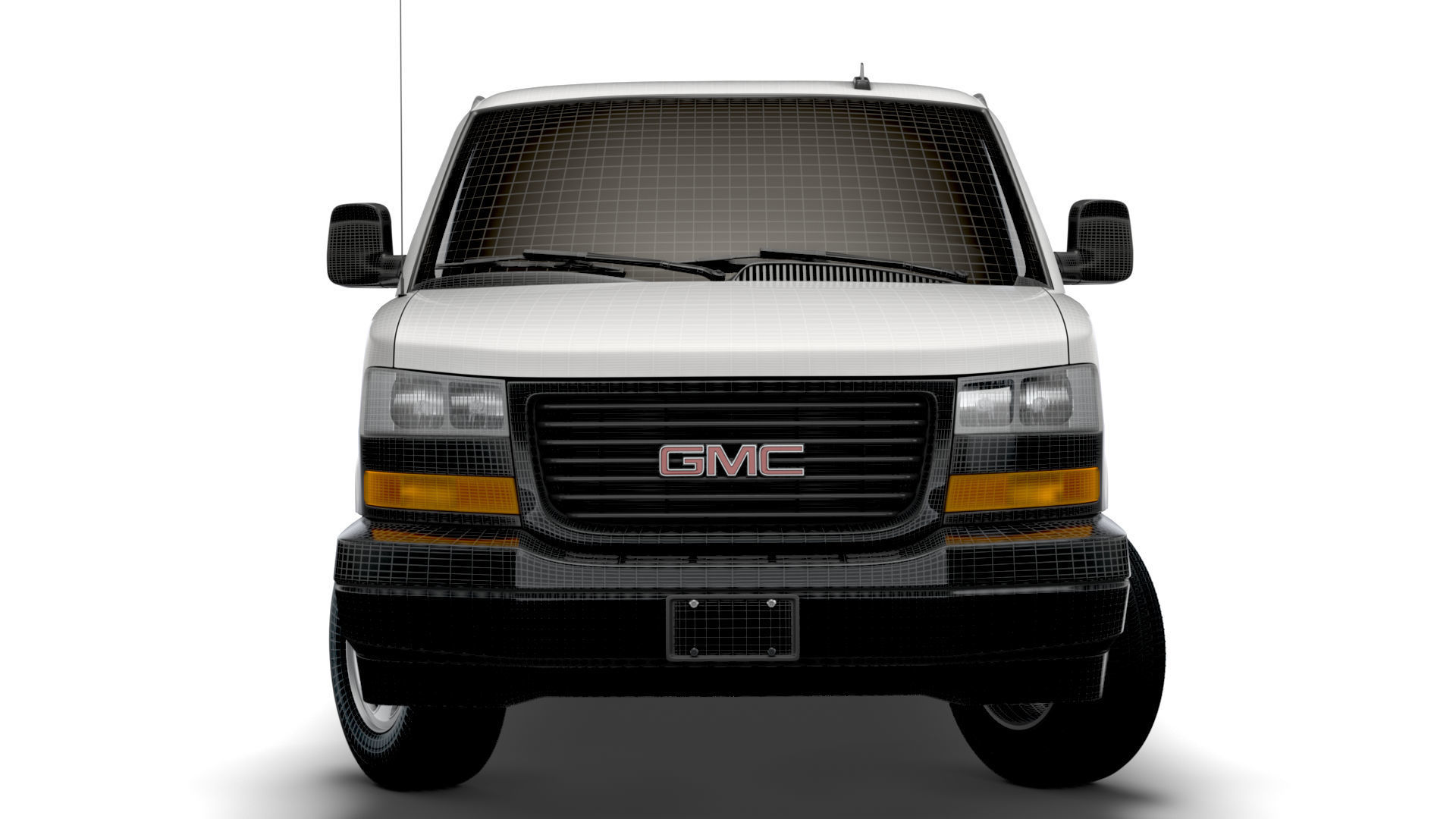 GMC Savana Cargo RWD 3500 Extended Van 2022 3D model_18