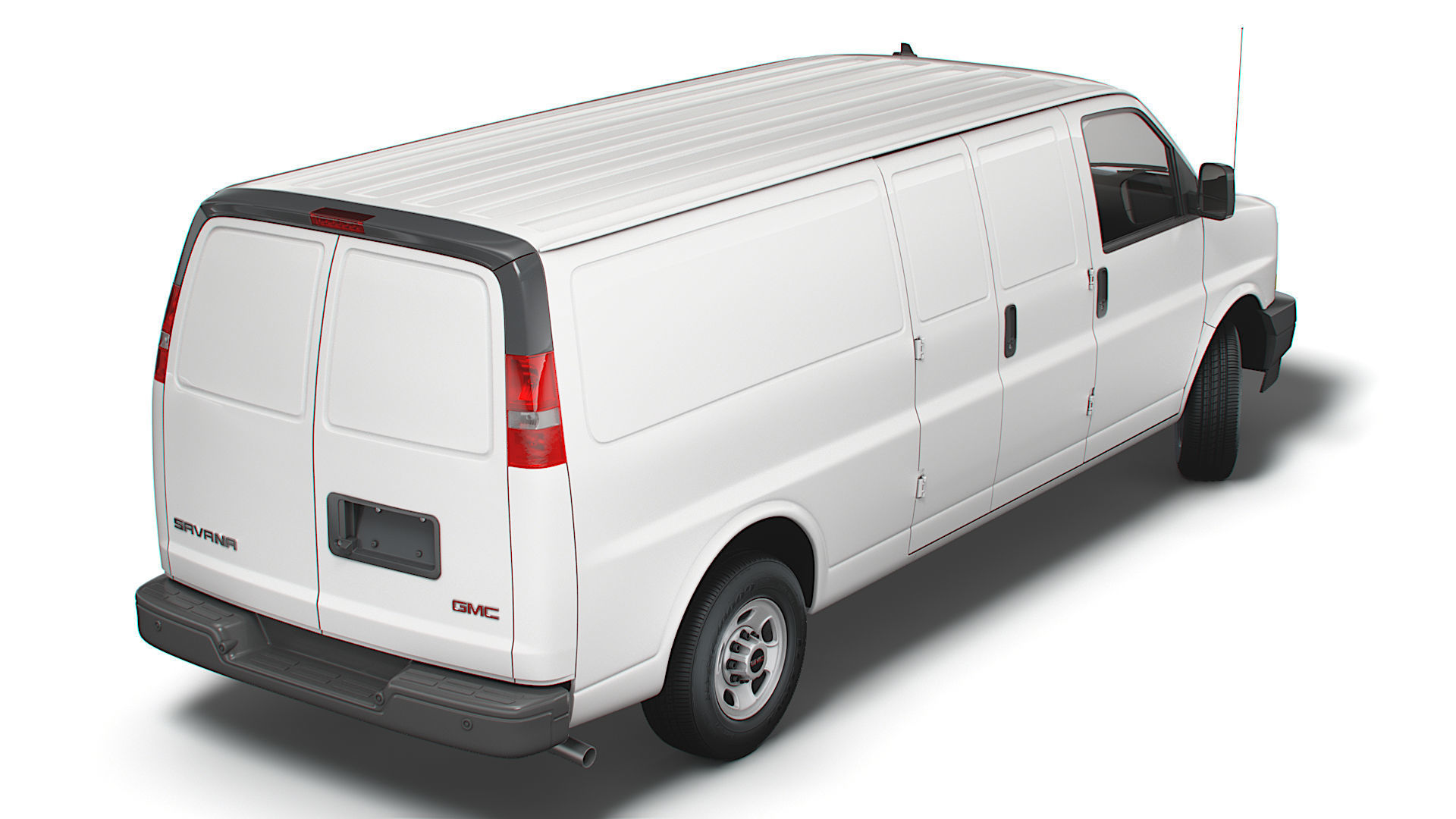 GMC Savana Cargo RWD 3500 Extended Van 2022 3D model_2