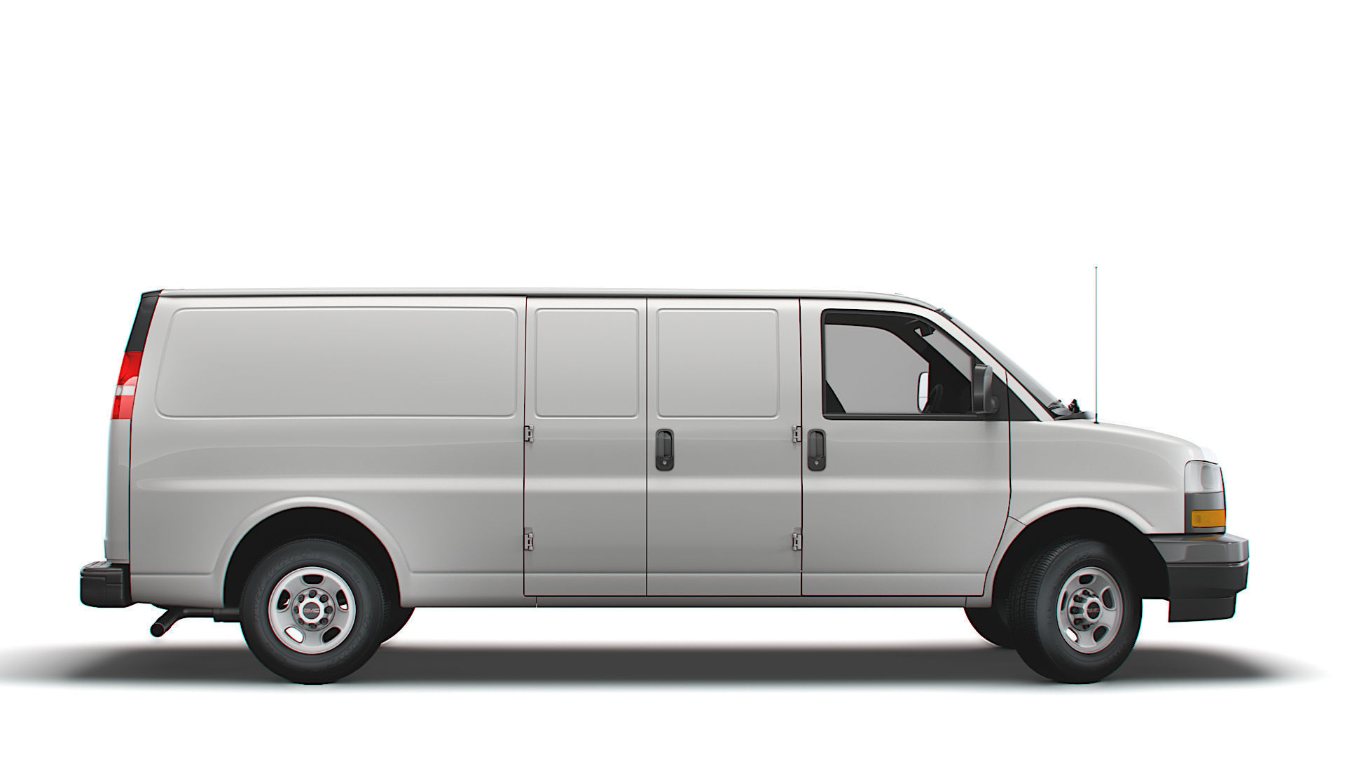 GMC Savana Cargo RWD 3500 Extended Van 2022 3D model_1