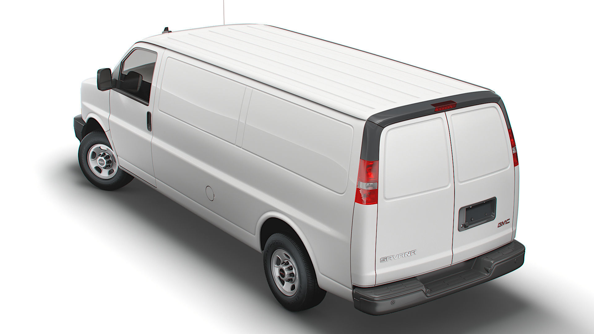 GMC Savana Cargo RWD 3500 Extended Van 2022 3D model_3