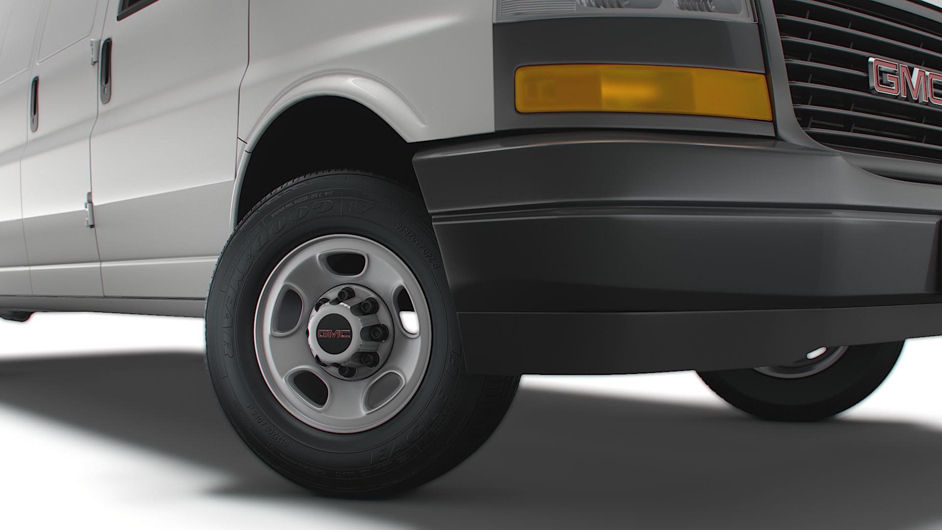 GMC Savana Cargo RWD 3500 Extended Van 2022 3D model_5