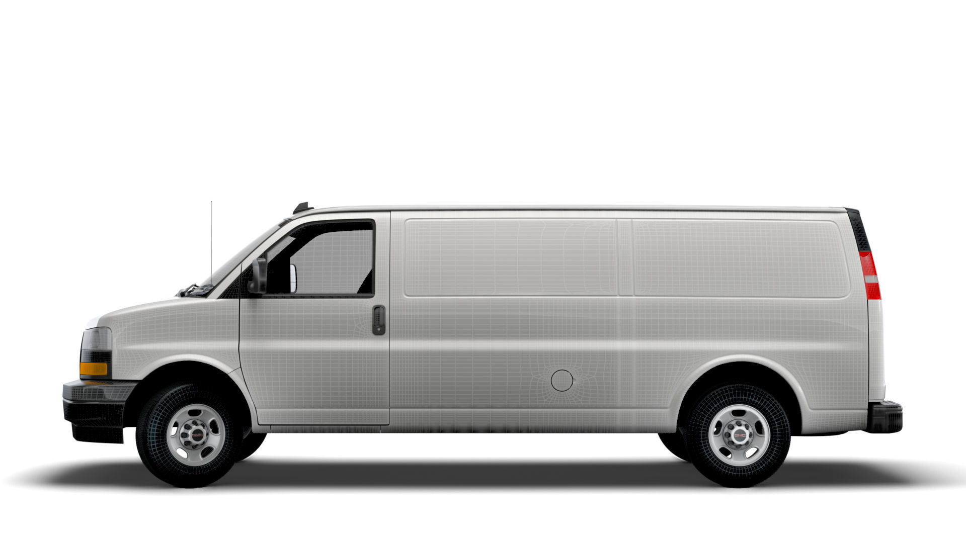GMC Savana Cargo RWD 3500 Extended Van 2022 3D model_16