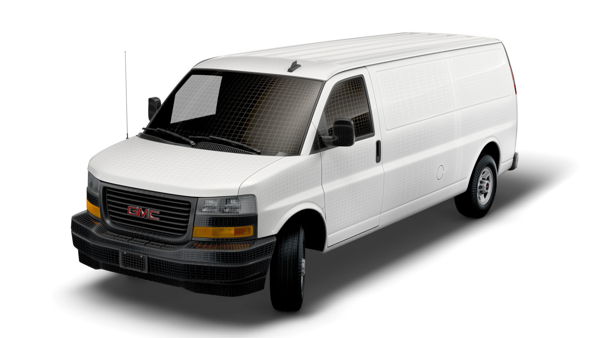 GMC Savana Cargo RWD 3500 Extended Van 2022 3D model_20