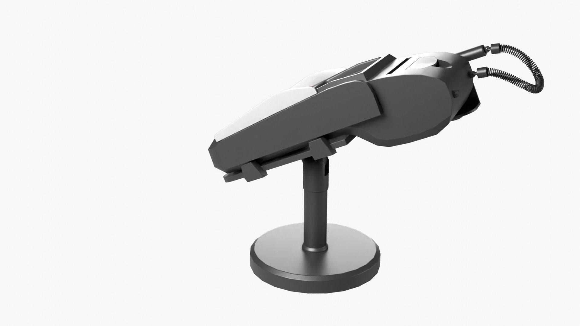 POS Payment Terminal Low-poly 3D model_5