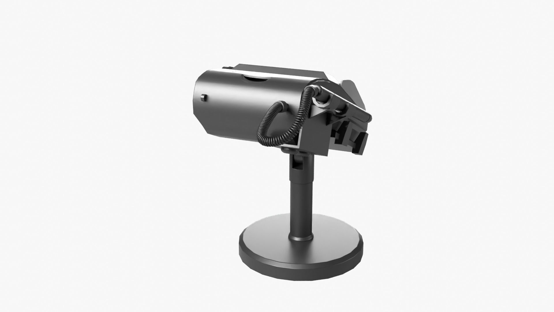 POS Payment Terminal Low-poly 3D model_8