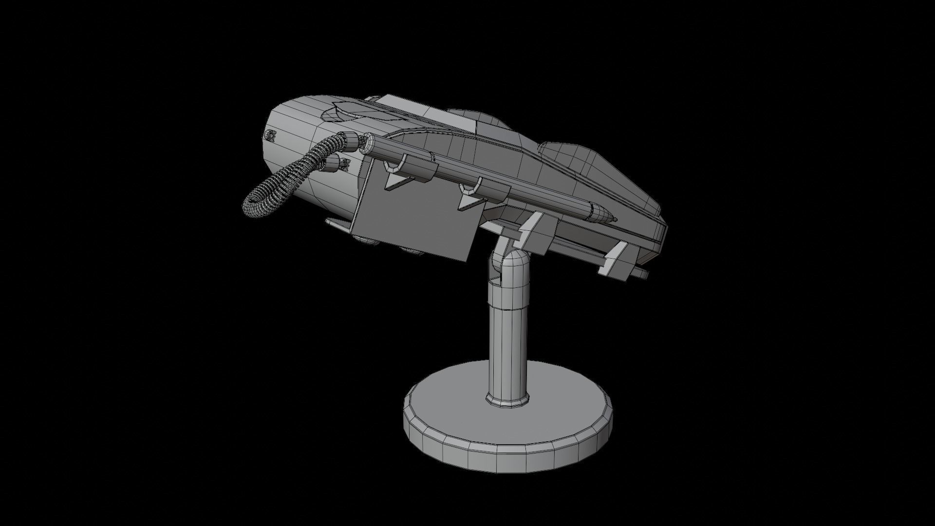 POS Payment Terminal Low-poly 3D model_16