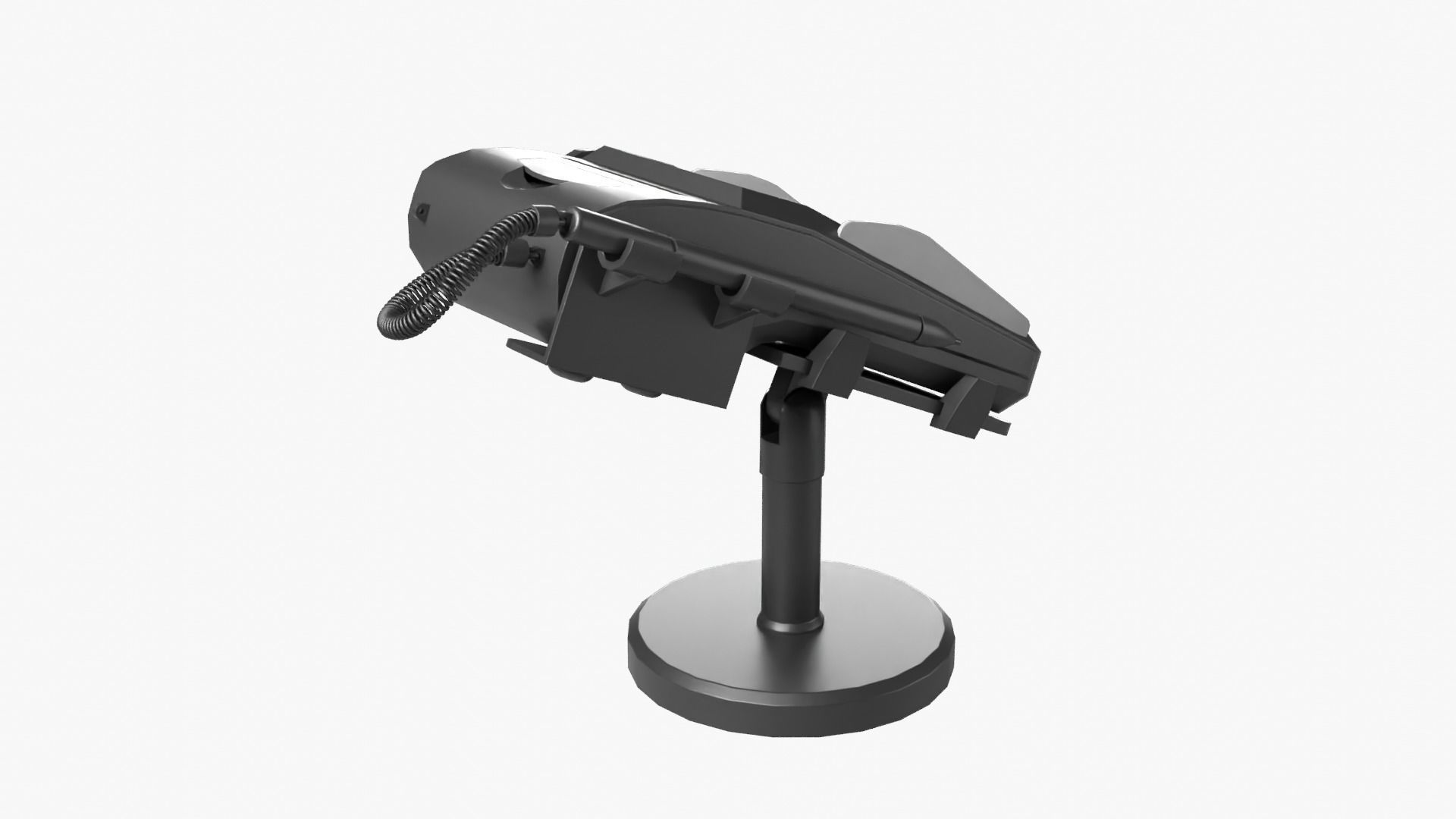 POS Payment Terminal Low-poly 3D model_9