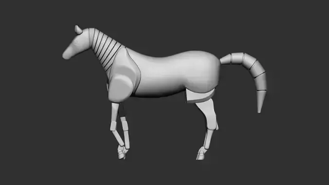 Horse scifi 3d print  3D model