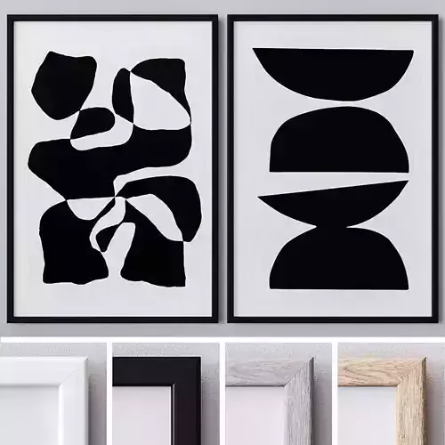 Set of large wall paintings  553