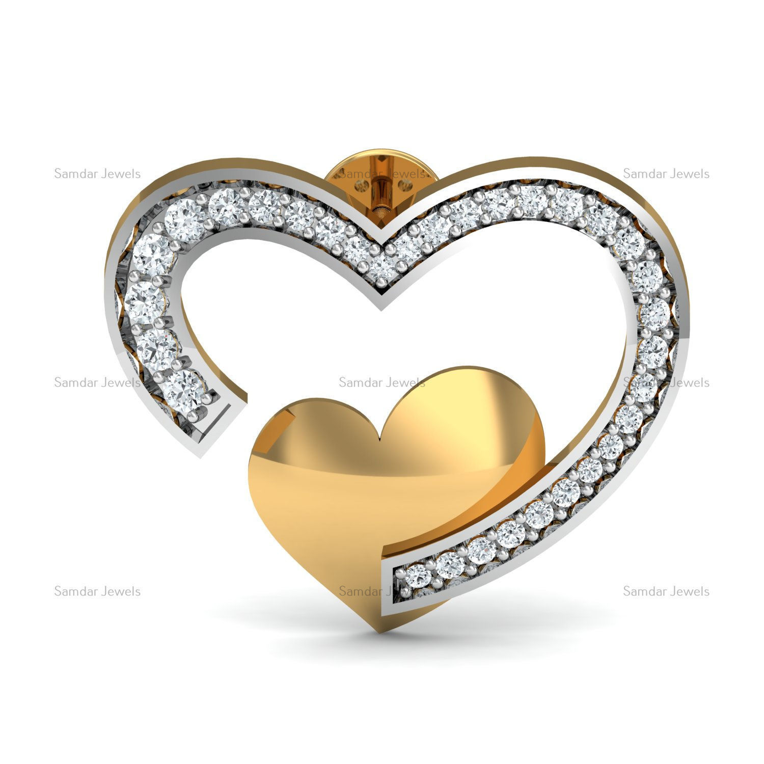 Earring Pendants And Rings Lot Printable Model p1688 3D print model_2