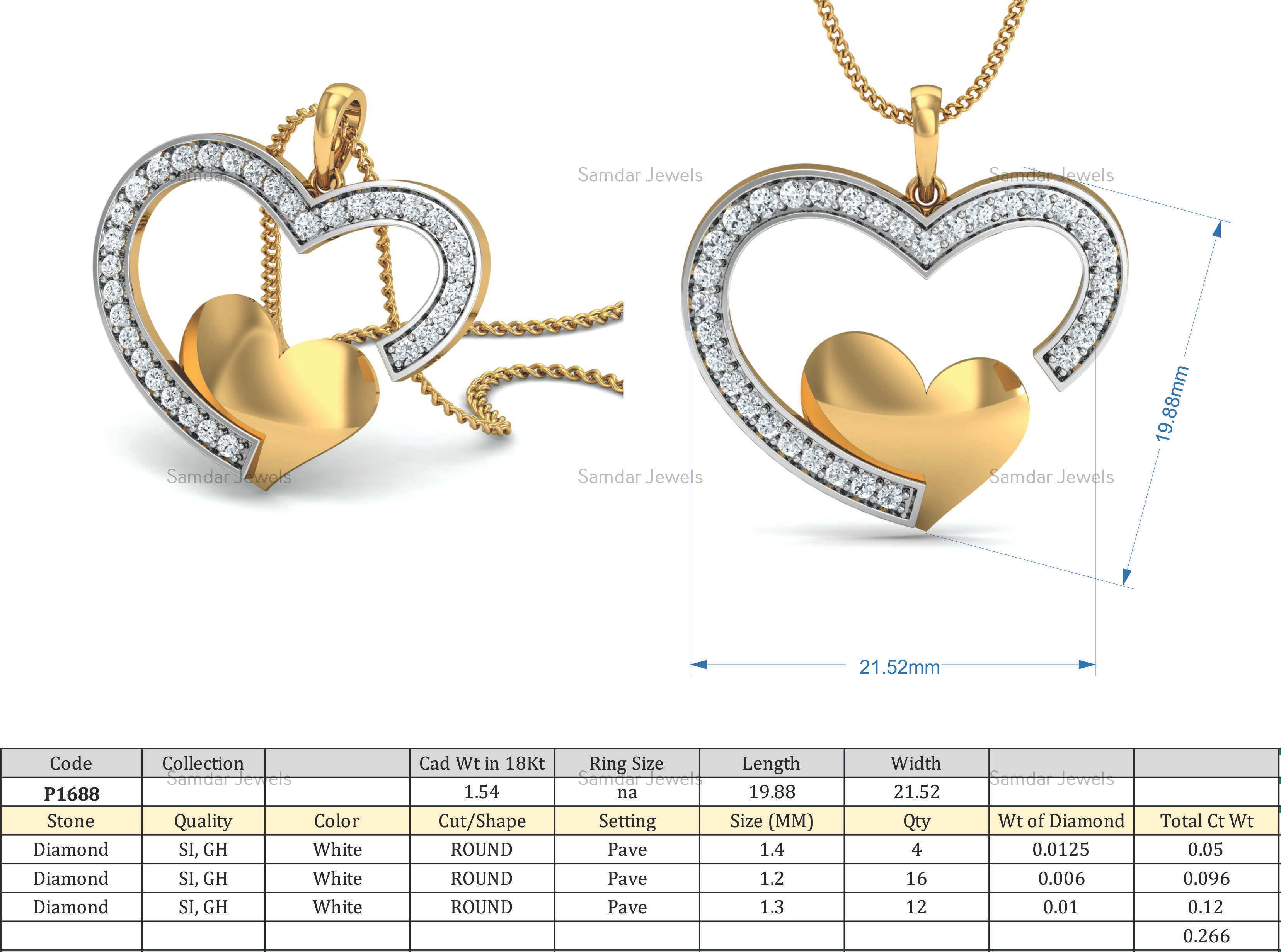Earring Pendants And Rings Lot Printable Model p1688 3D print model_11