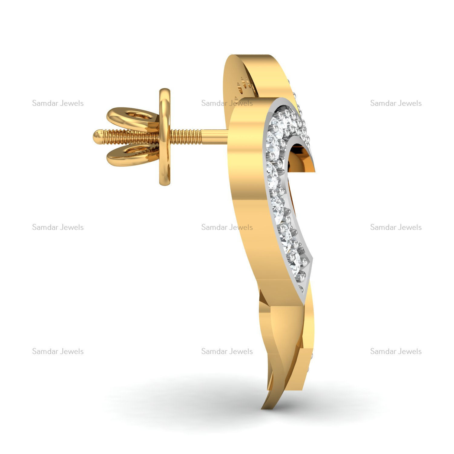 Earring Pendants And Rings Lot Printable Model p1688 3D print model_7