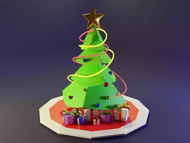 Christmas tree for the new year
