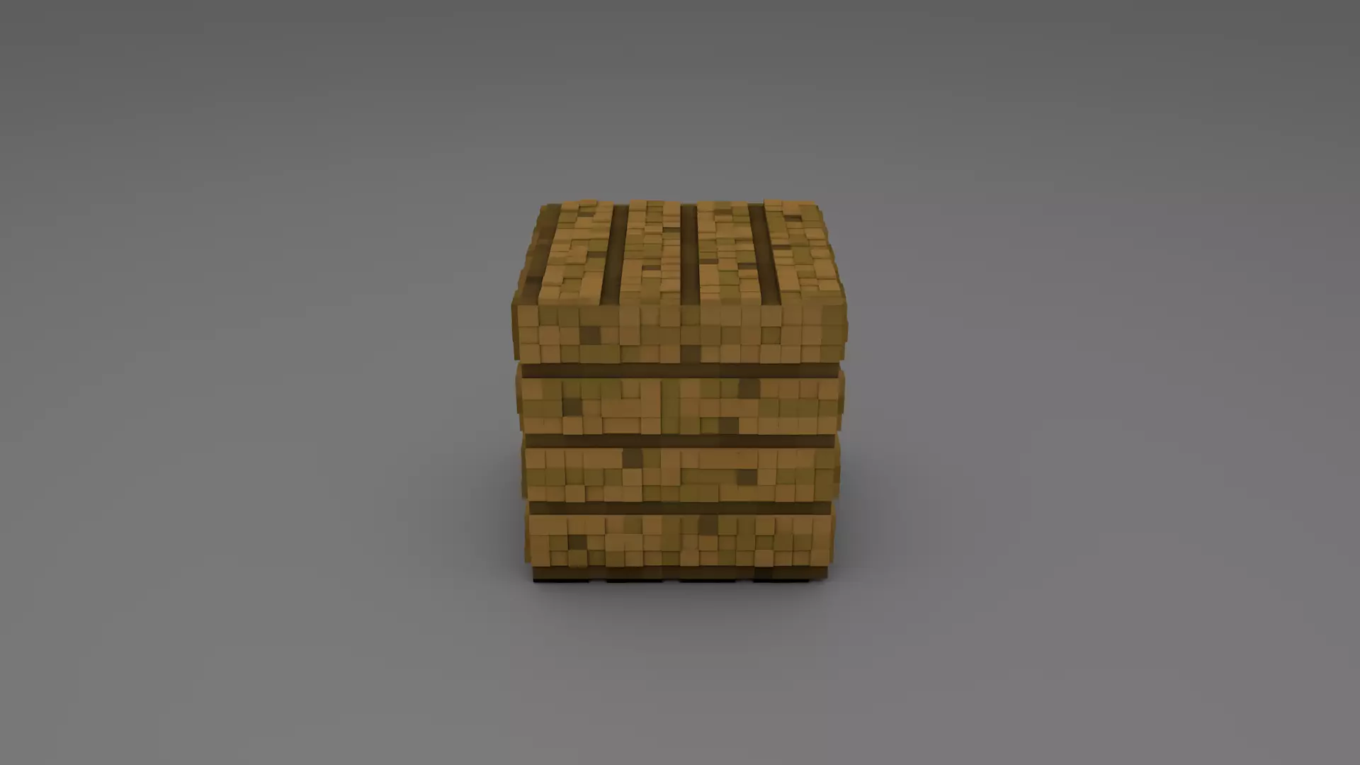 block oak planks - 3D model 3D model