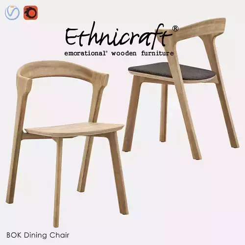 BOK Dining Chair 3D model