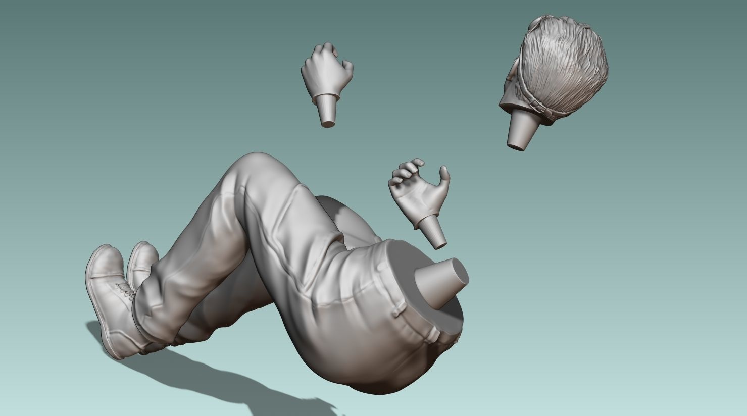 Car Driver Enzo Ferrari 3D print model_23