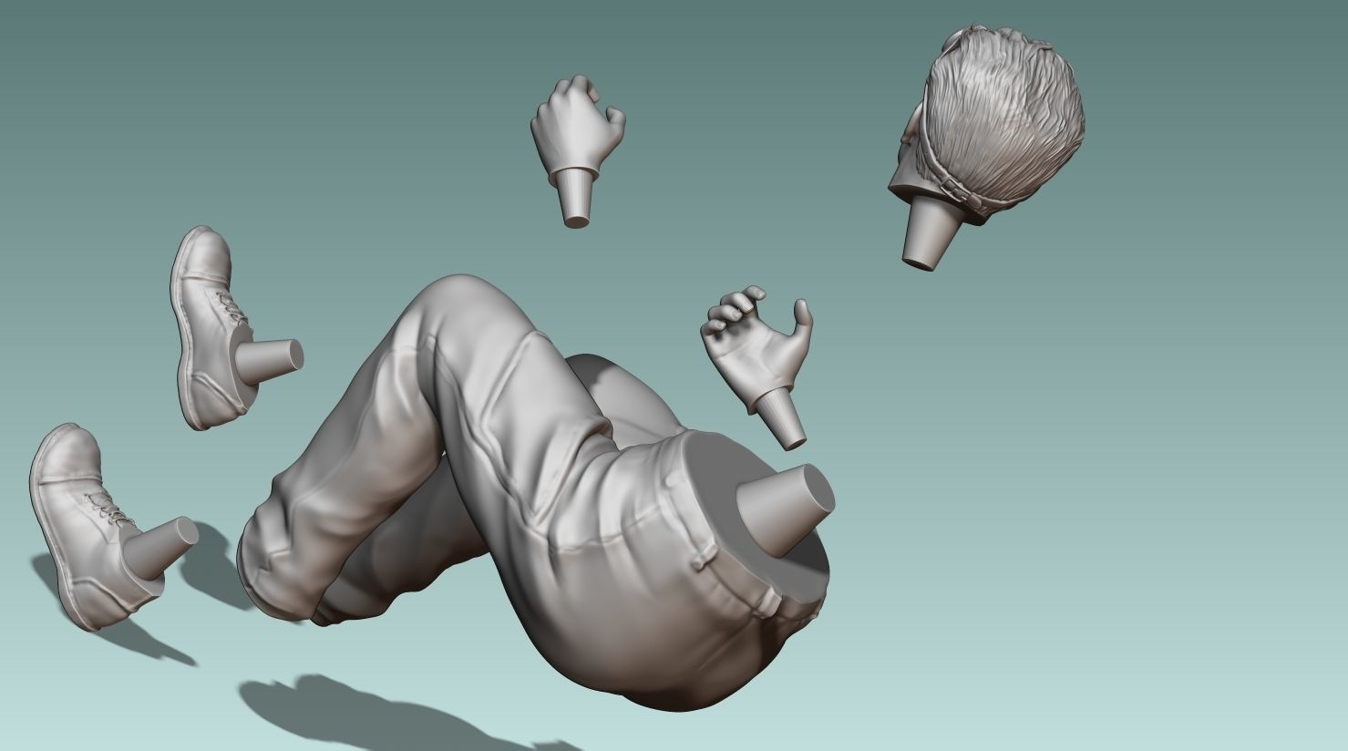 Car Driver Enzo Ferrari 3D print model_25