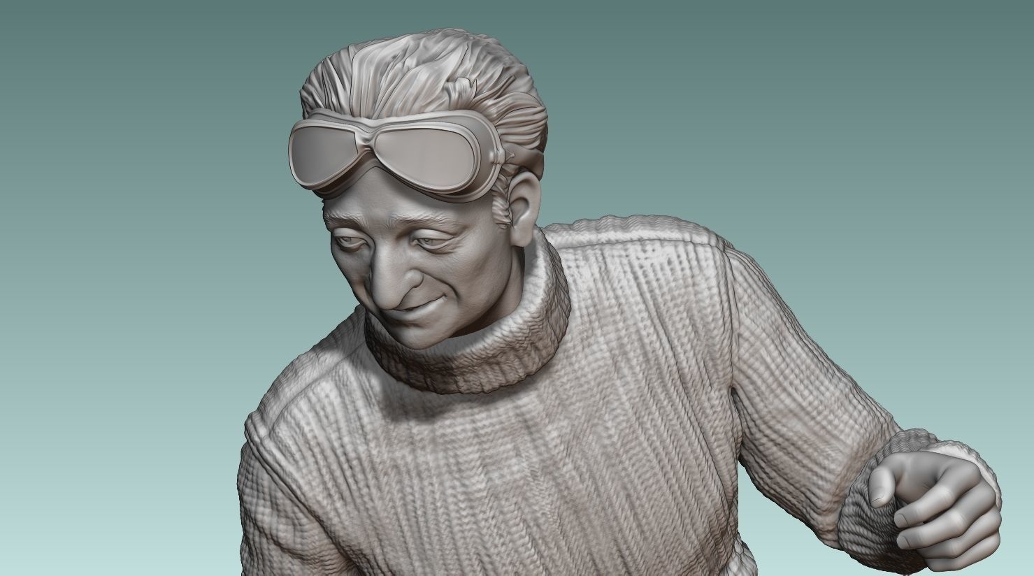 Car Driver Enzo Ferrari 3D print model_20