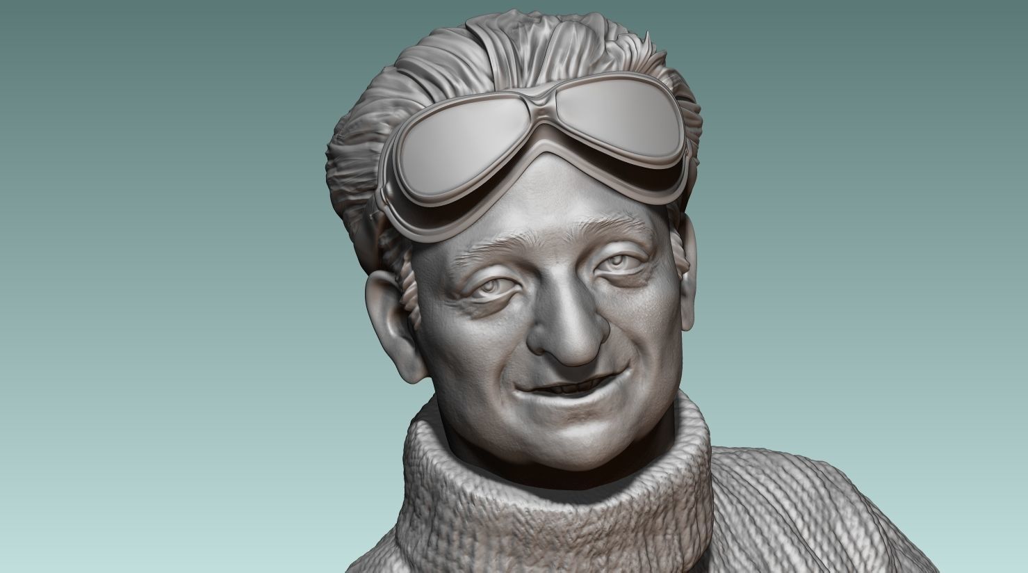 Car Driver Enzo Ferrari 3D print model_4