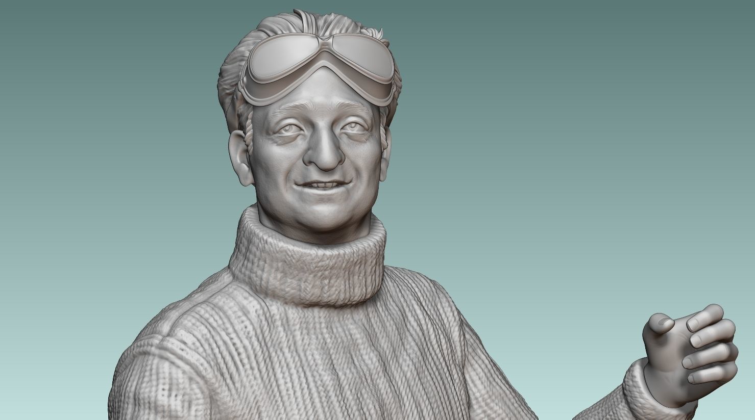 Car Driver Enzo Ferrari 3D print model_2