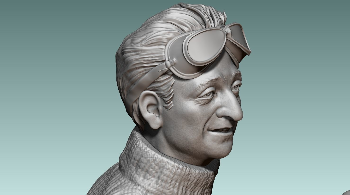 Car Driver Enzo Ferrari 3D print model_3