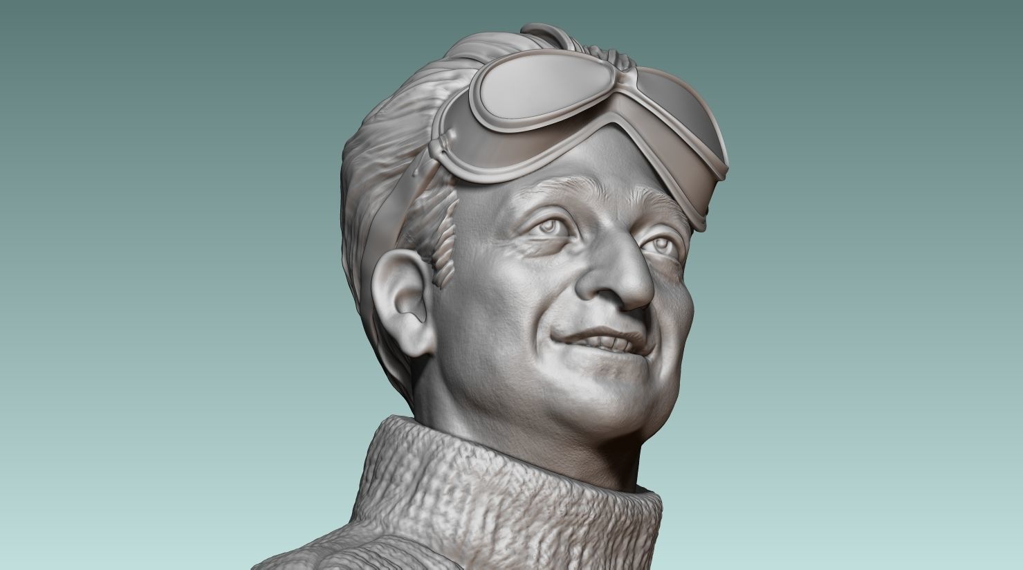 Car Driver Enzo Ferrari 3D print model_5