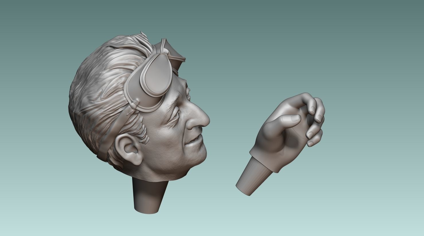 Car Driver Enzo Ferrari 3D print model_22
