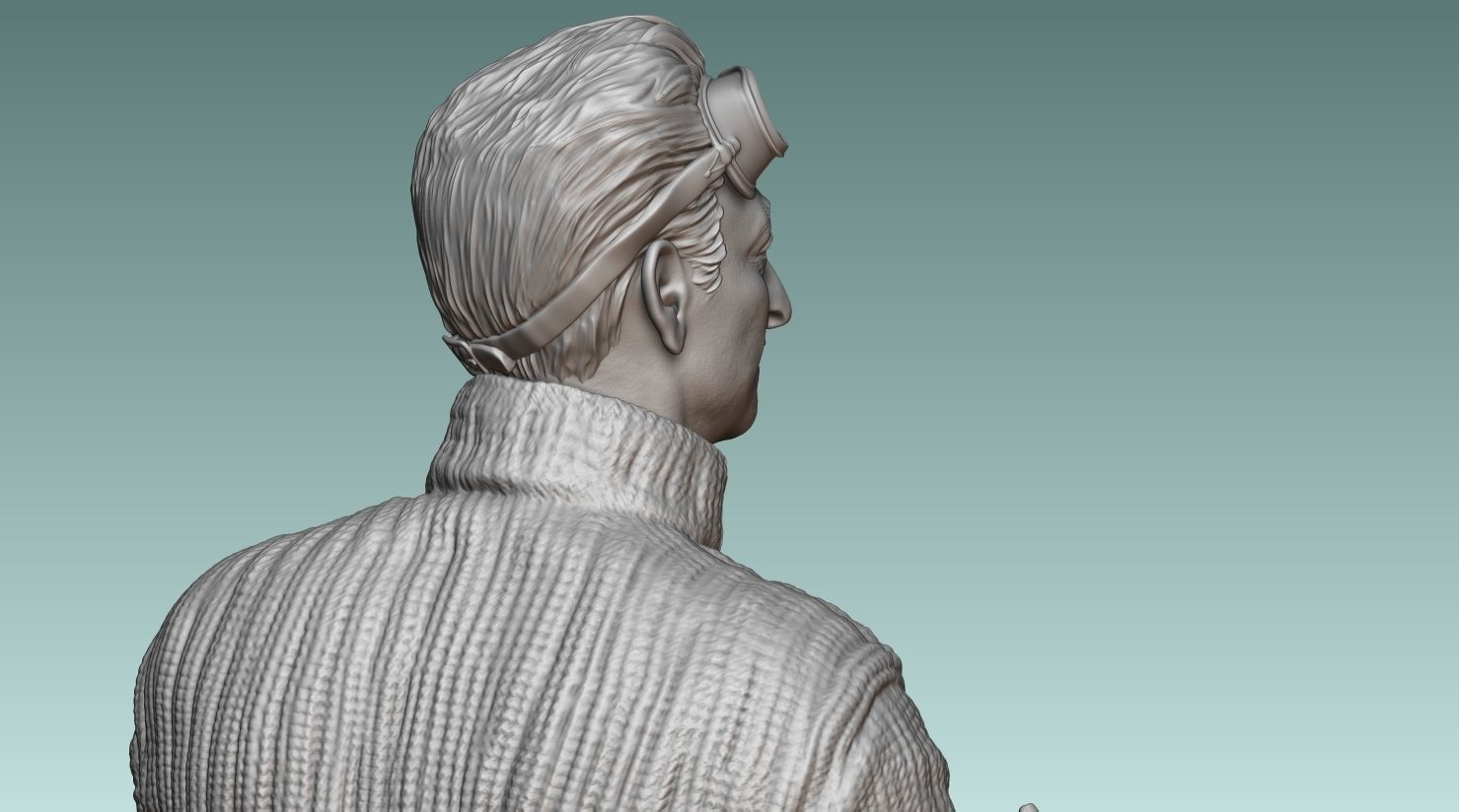 Car Driver Enzo Ferrari 3D print model_16