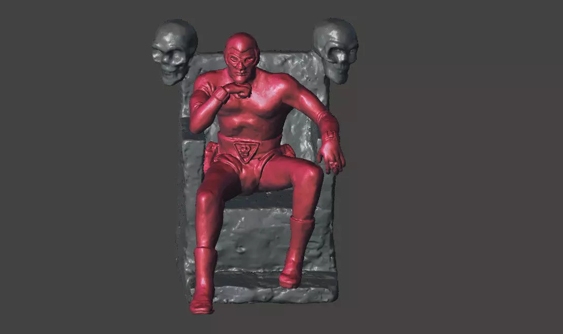 THE PHANTOM ON THRONE toy soldier 3D print model_0