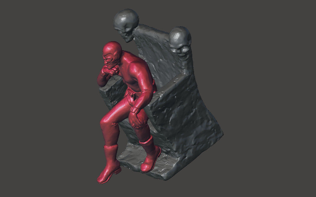 THE PHANTOM ON THRONE toy soldier 3D print model_1