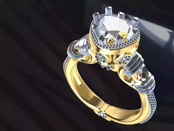 all hearts wedding band stl file verified  3D print model