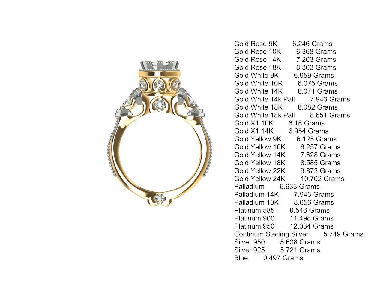 all hearts wedding band stl file verified  3D print model_10