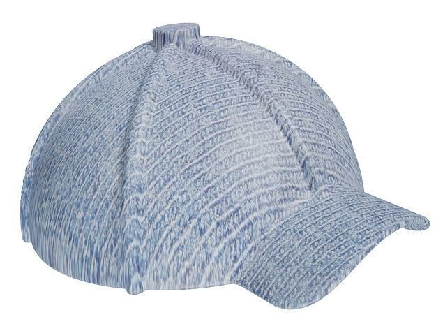 Classic Sports Cap Low-poly 3D model_2