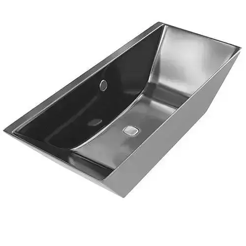 Metallic Stainless Bath