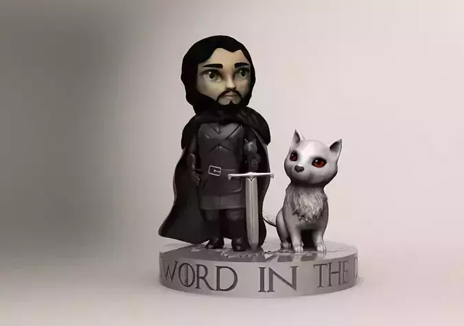 Jon Snow chibi