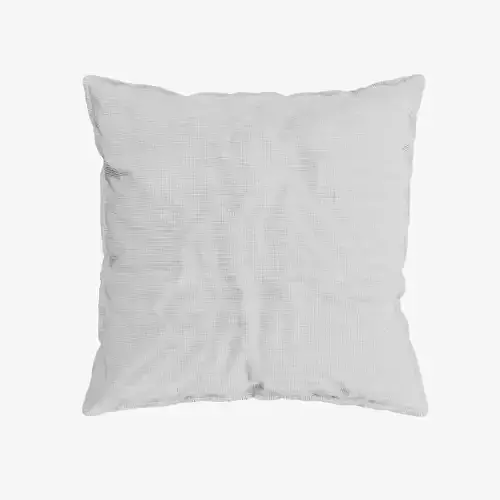 3D model pillow with fabric texture